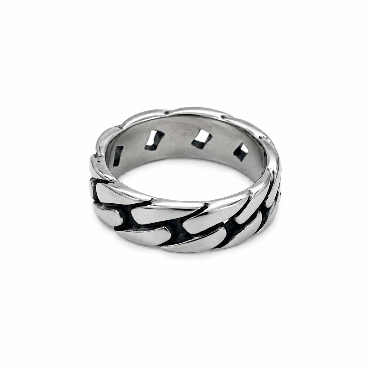 Titan Chain Stainless Steel Ring for Men