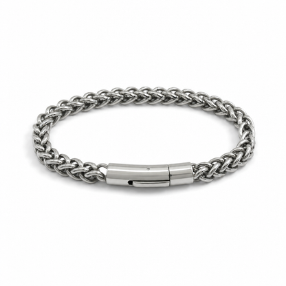 Stainless Steel Cuban Link Bracelet for Men