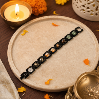 Black Dhan Yog Signature Bracelet