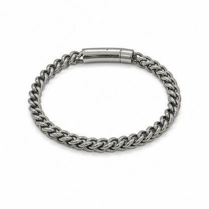 Stainless Steel Cuban Link Bracelet for Men