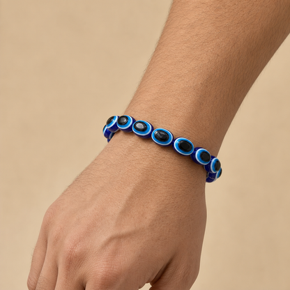 Blue Evil Eye Beads Unisex Bracelet