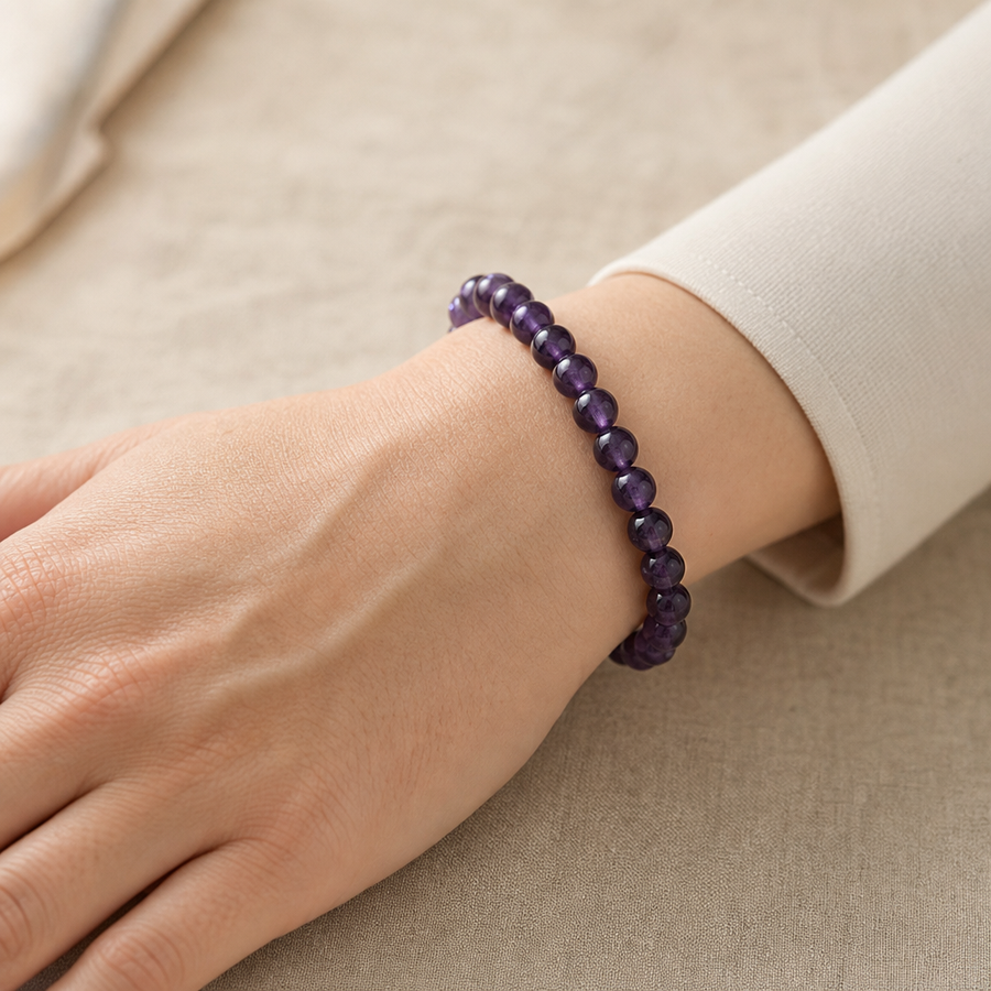 Amethyst Aura Bracelet