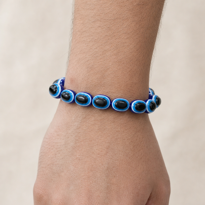 Blue Evil Eye Beads Unisex Bracelet