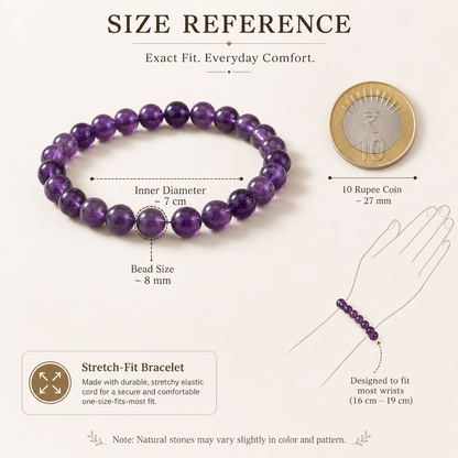 Amethyst Aura Bracelet