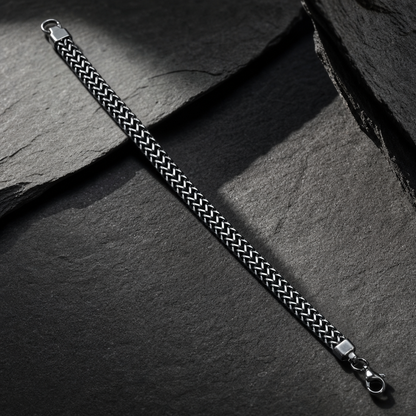 Phantom Weave Stainless Steel Bracelet for Men