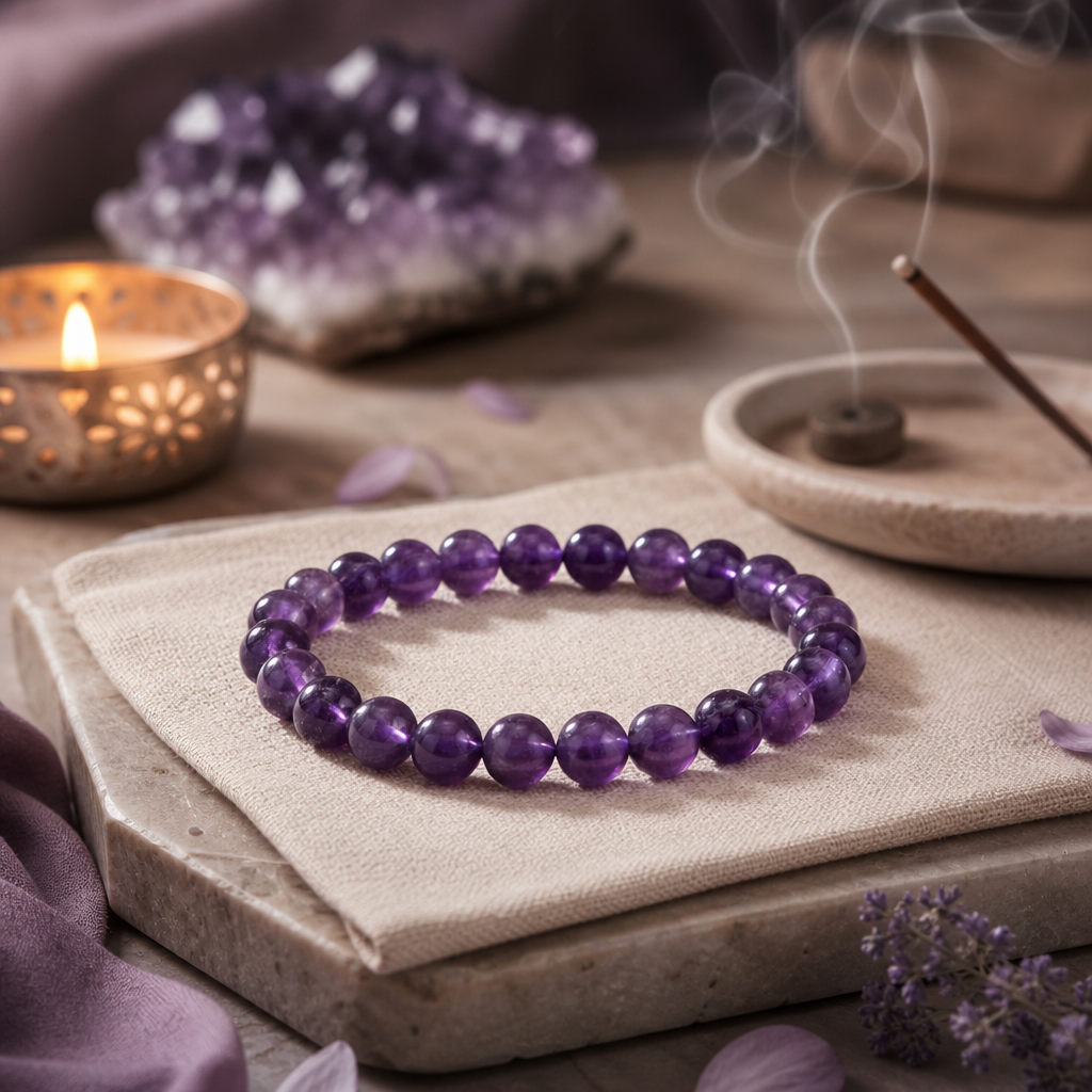 Amethyst Aura Bracelet