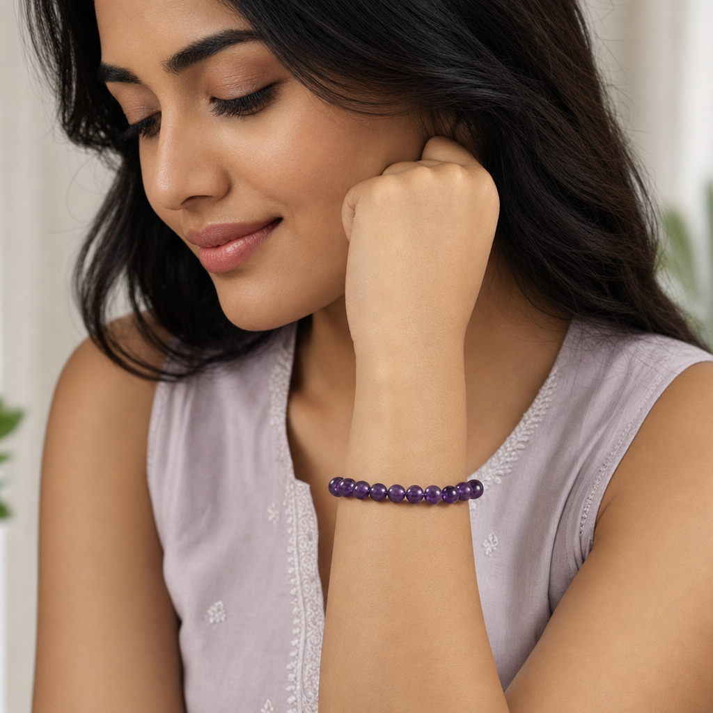 Amethyst Aura Bracelet