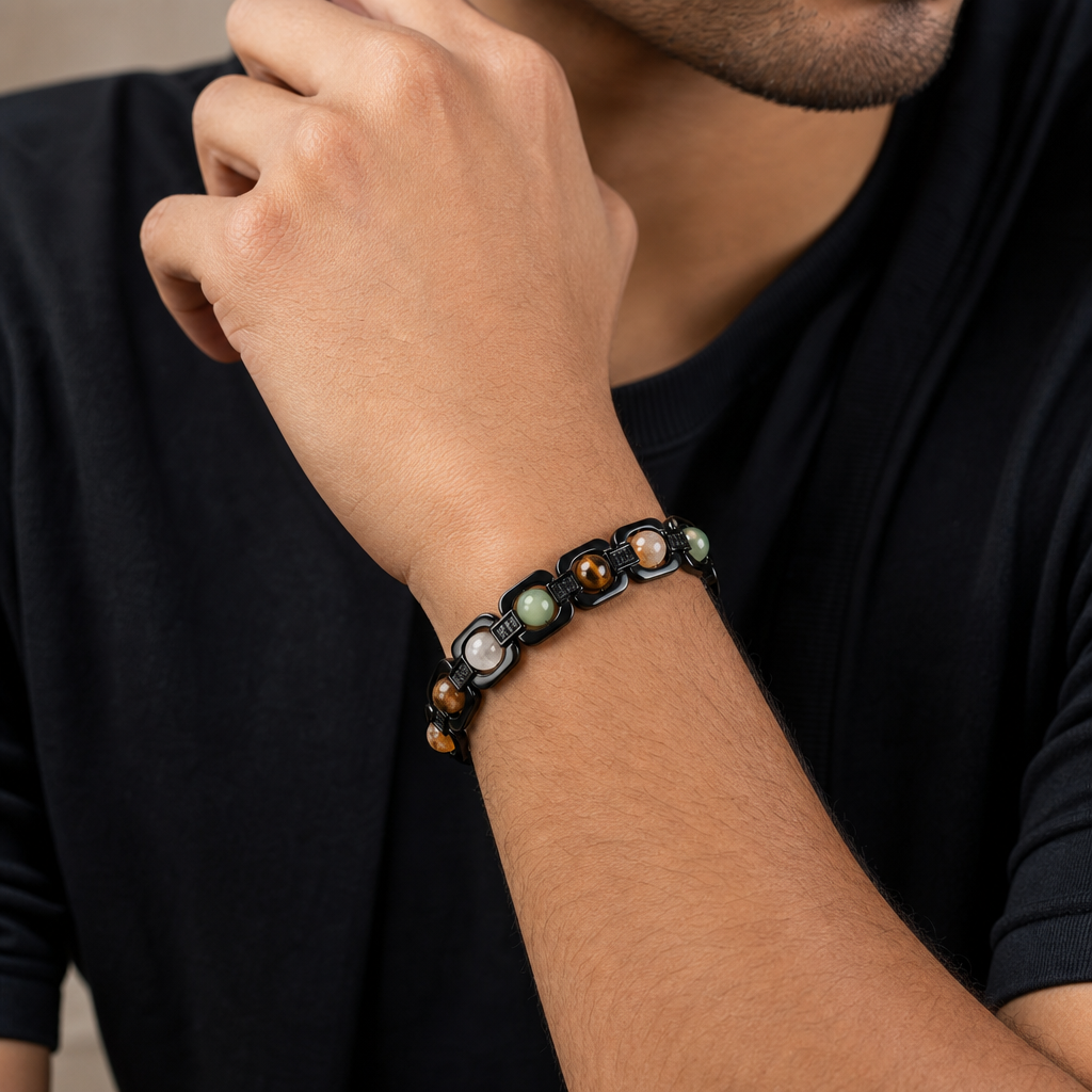 Black Dhan Yog Signature Bracelet