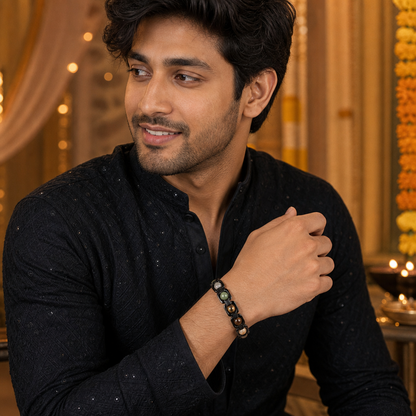 Black Dhan Yog Signature Bracelet