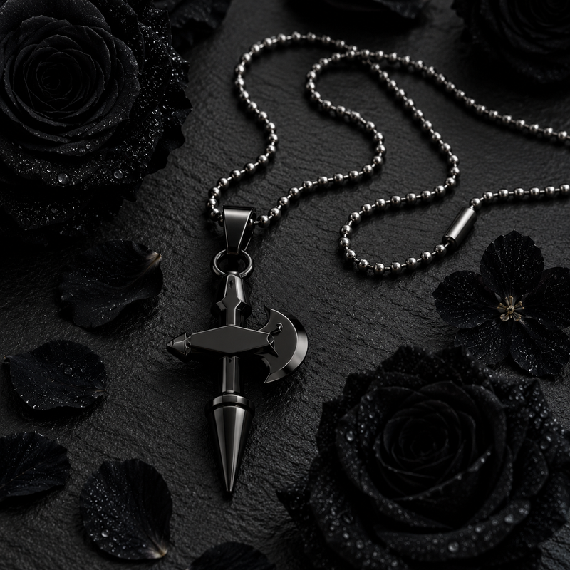 Zyvor Warcross Axe Pendant