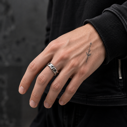 Titan Chain Stainless Steel Ring for Men