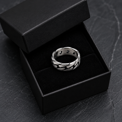 Titan Chain Stainless Steel Ring for Men