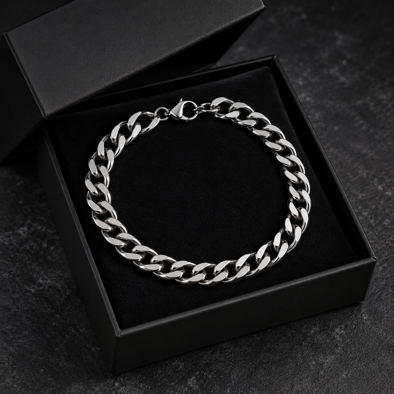 Classic Link Stainless Steel Bracelet for Men