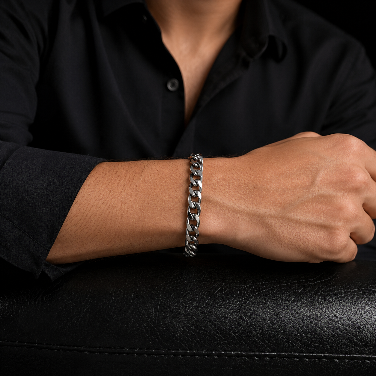 Classic Link Stainless Steel Bracelet for Men