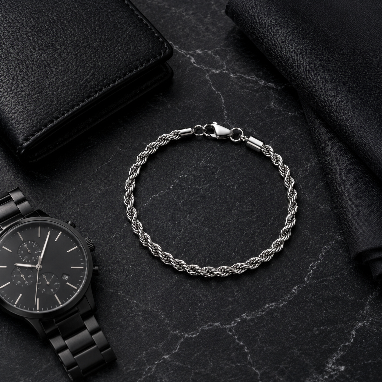 Premium Rope Chain Bracelet for Men