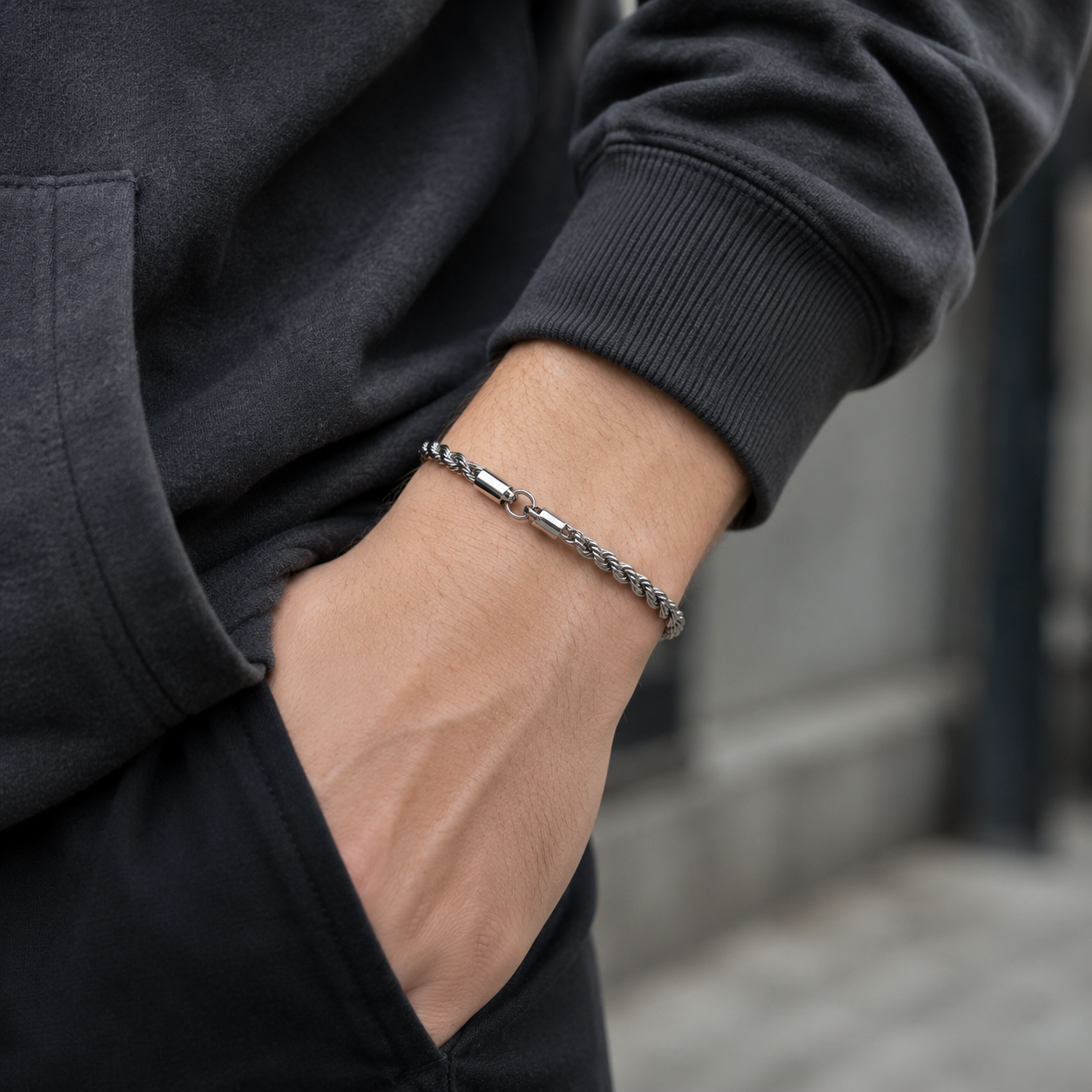 Premium Rope Chain Bracelet for Men