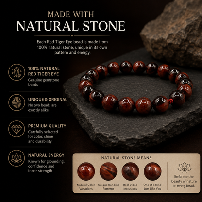 Red Tiger Eye Legacy Bracelet