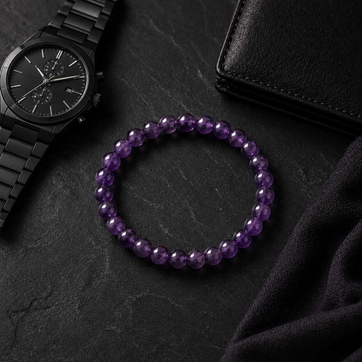Amethyst Aura Bracelet