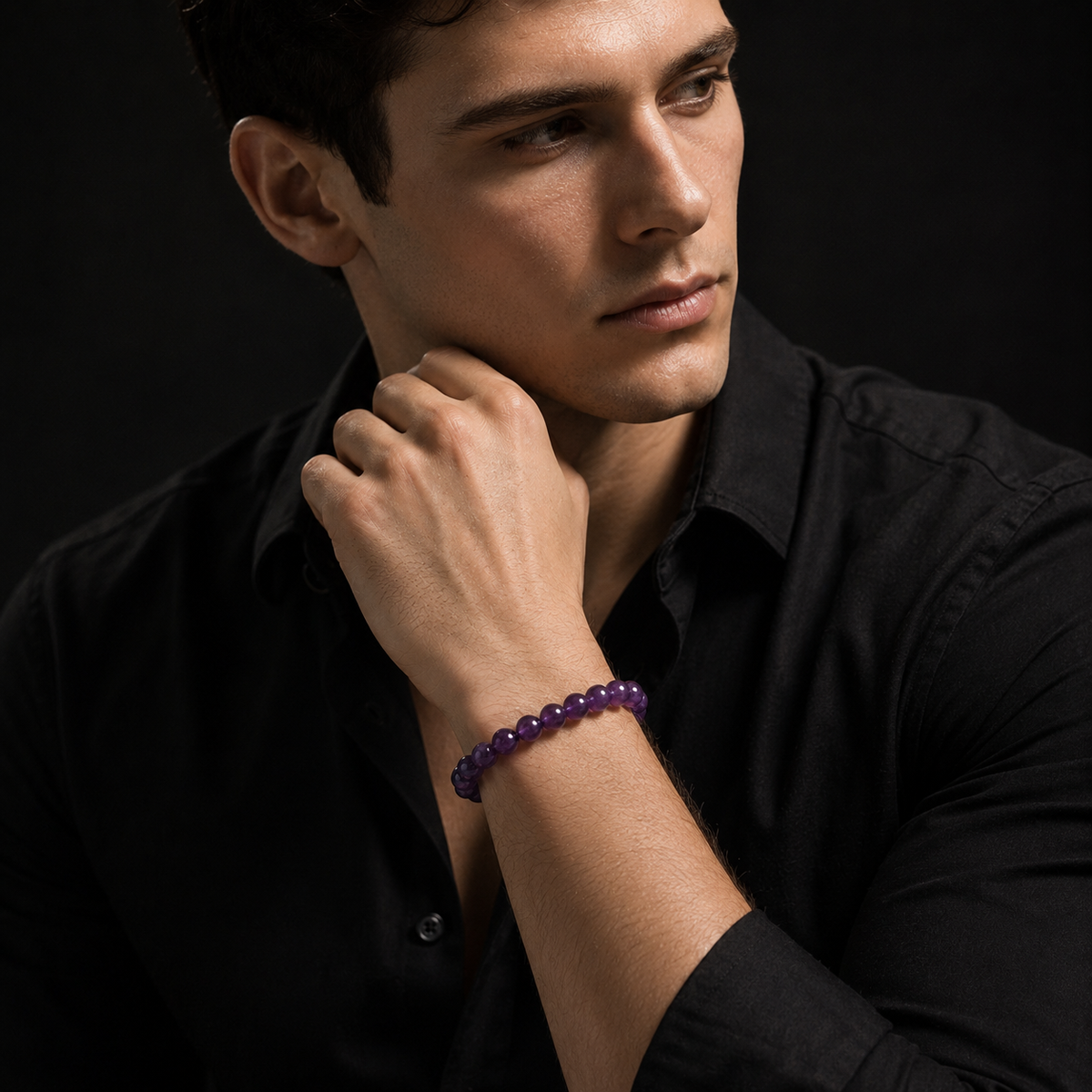 Amethyst Aura Bracelet