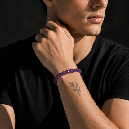Amethyst Aura Bracelet