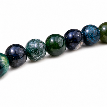 Moss Agate Earth Bracelet