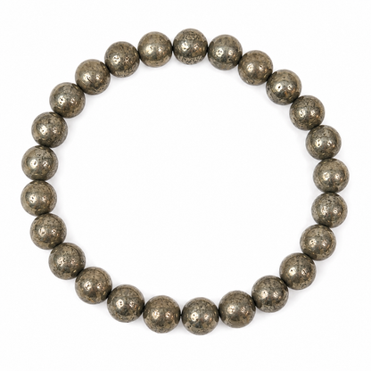 Raw Pyrite Power Bracelet