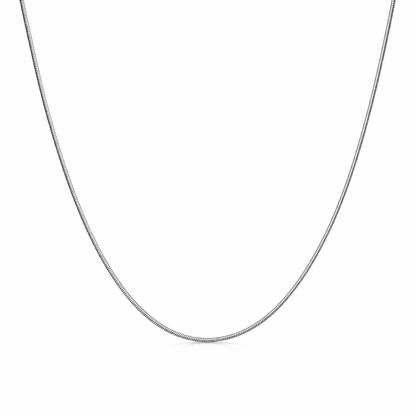 Classic Stainless Steel Snake Chain Necklace