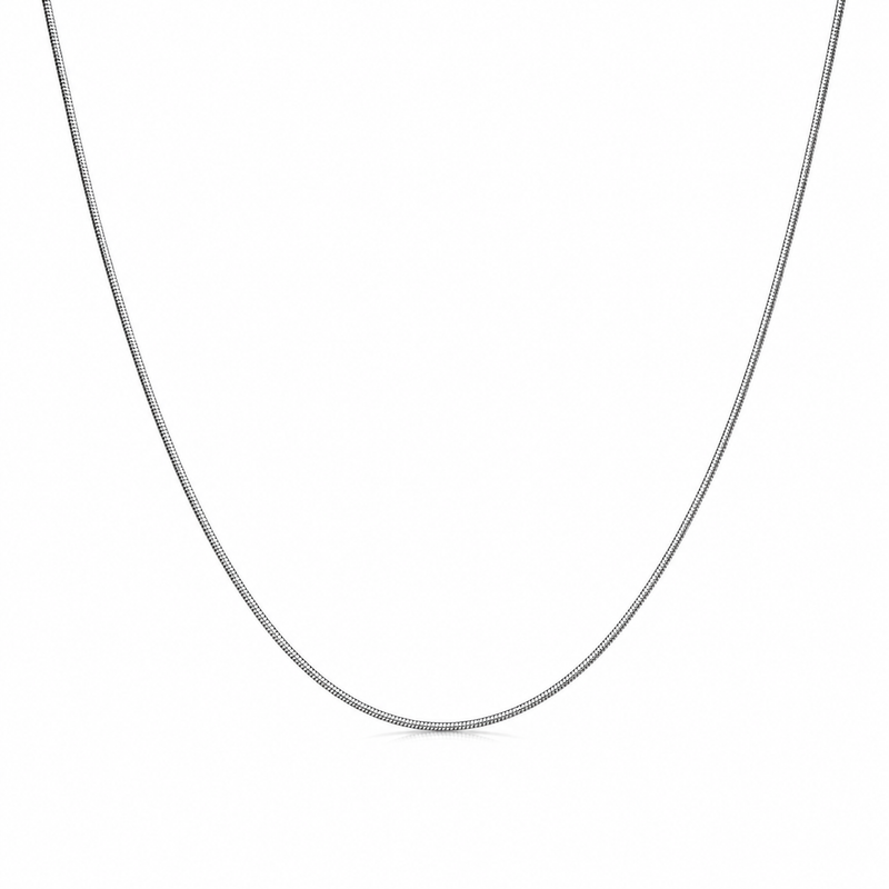 Classic Stainless Steel Snake Chain Necklace