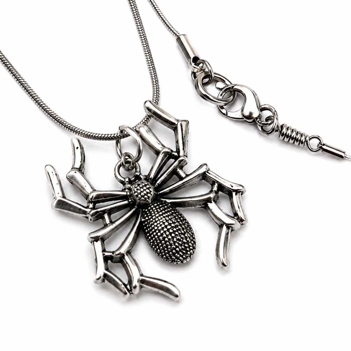 Vintage Spider Pendant Necklace for Women