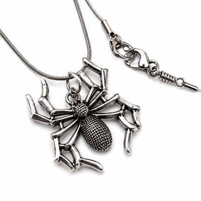 Vintage Spider Pendant Necklace for Women
