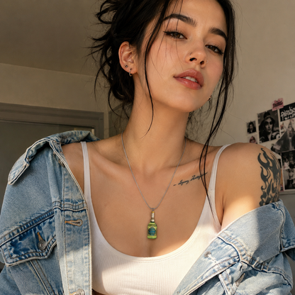 Mini Chivas Regal Bottle Pendant Necklace