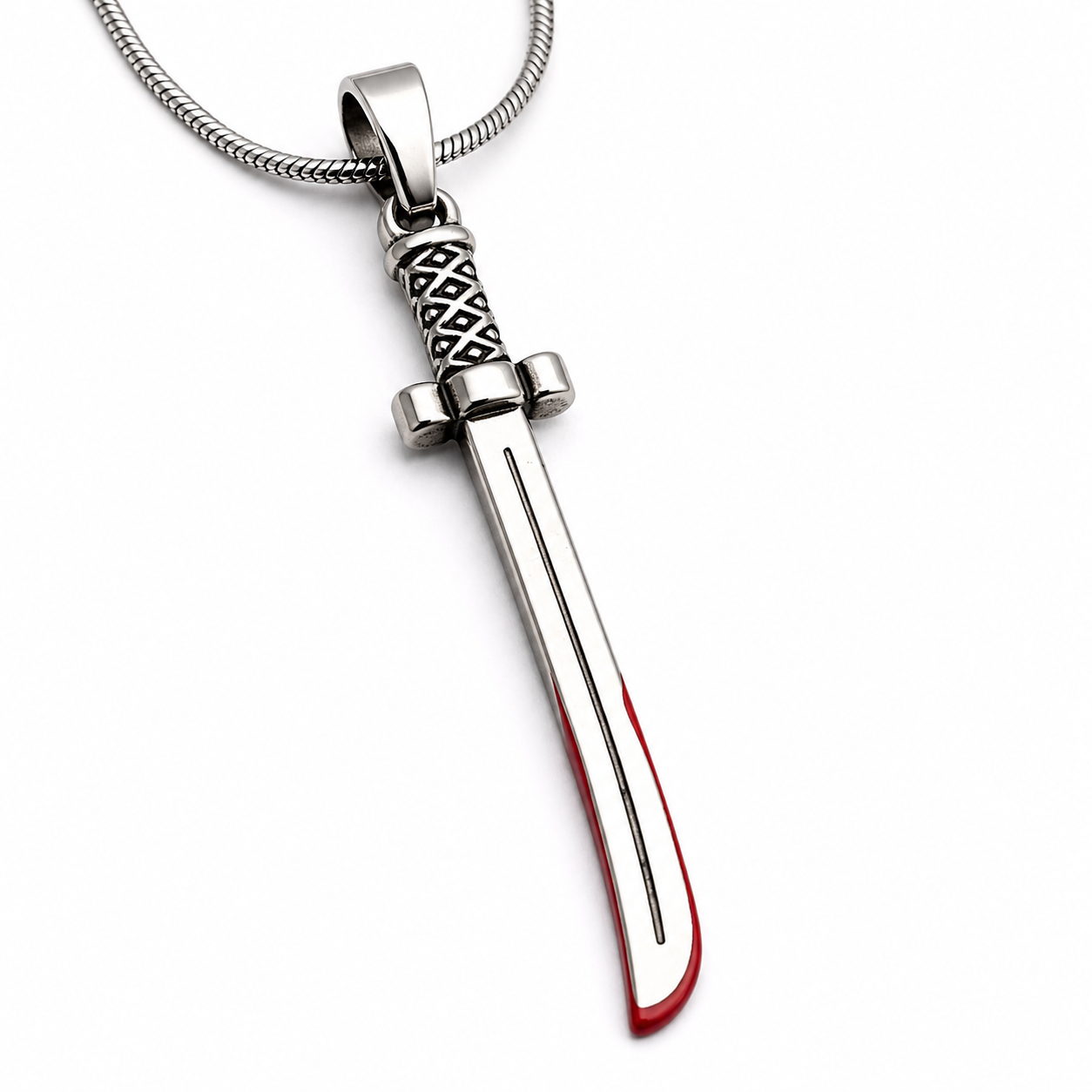 Blood Edge Sword Pendant Necklace for Women