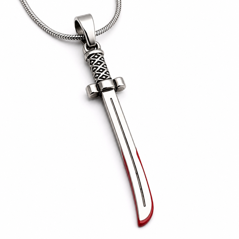 Blood Edge Sword Pendant Necklace for Women