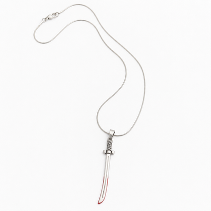 Blood Edge Sword Pendant Necklace for Women