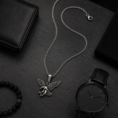 Stainless Steel Silver Eagle Chain