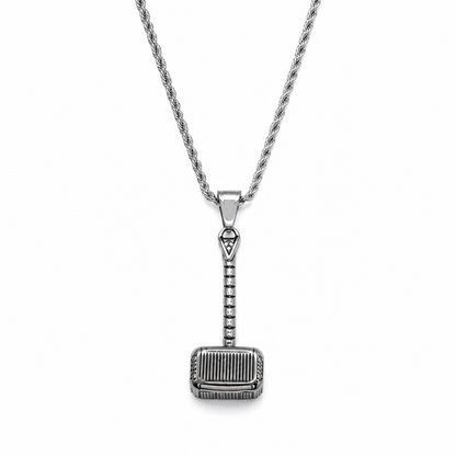 Thor Hammer Pendant Necklace for Men