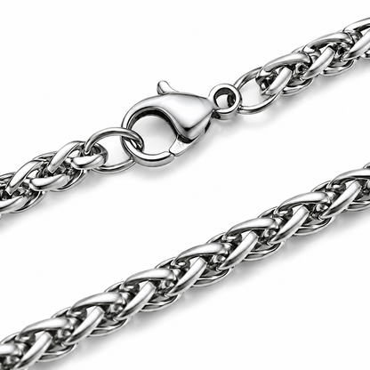 Men's Stainless Steel Rope Chain Necklace