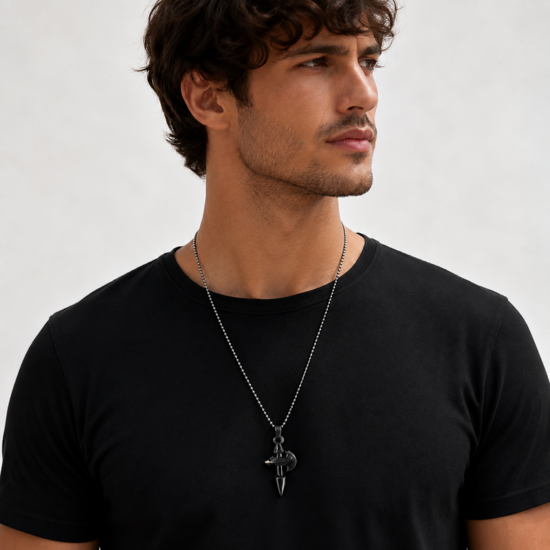 Zyvor Warcross Axe Pendant