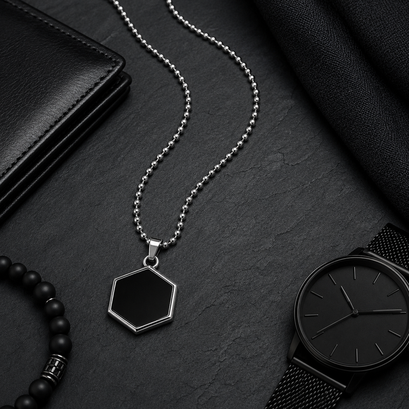 Zyvor Onyx Tile Pendant