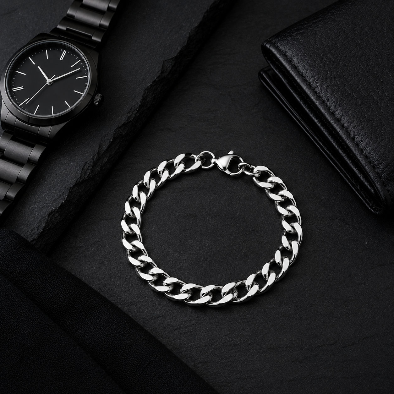 Classic Link Stainless Steel Bracelet for Men