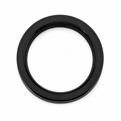 Dual Flash Eclipse Black Stainless Steel Ring