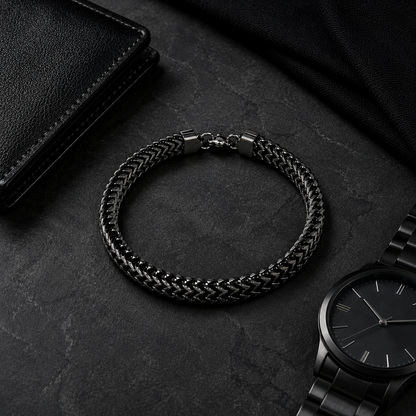 Phantom Weave Stainless Steel Bracelet for Men