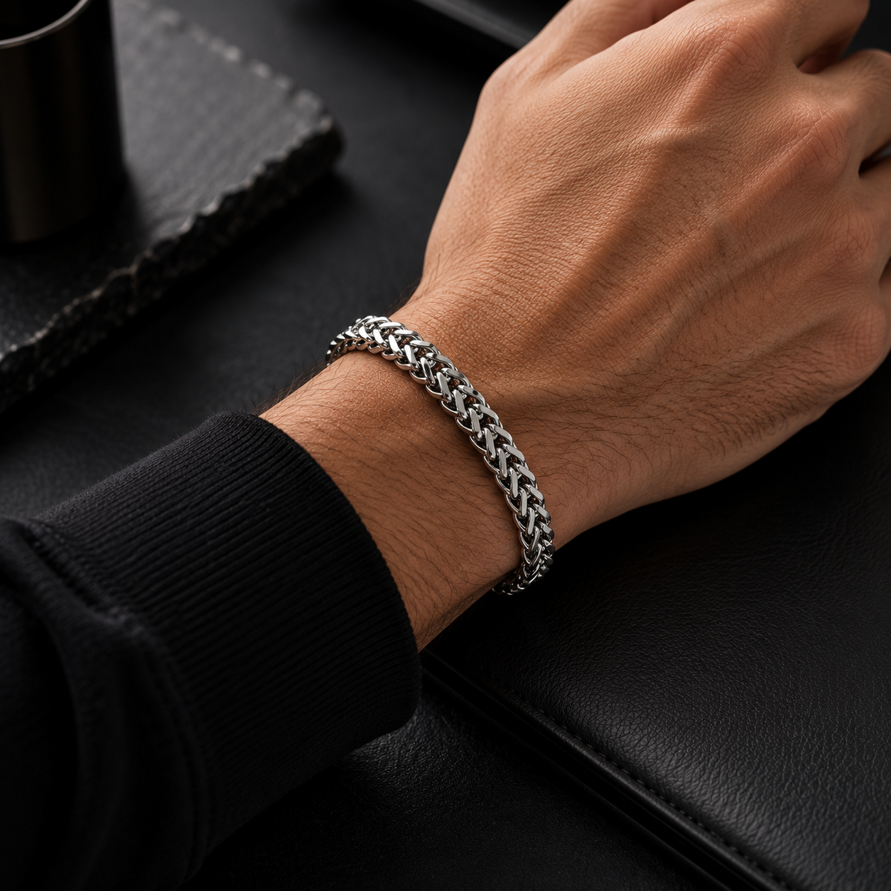 Titan Weave Stainless Steel Bracelet for Men
