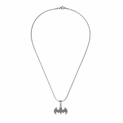 Dark Knight Bat Stainless Steel Pendant Necklace